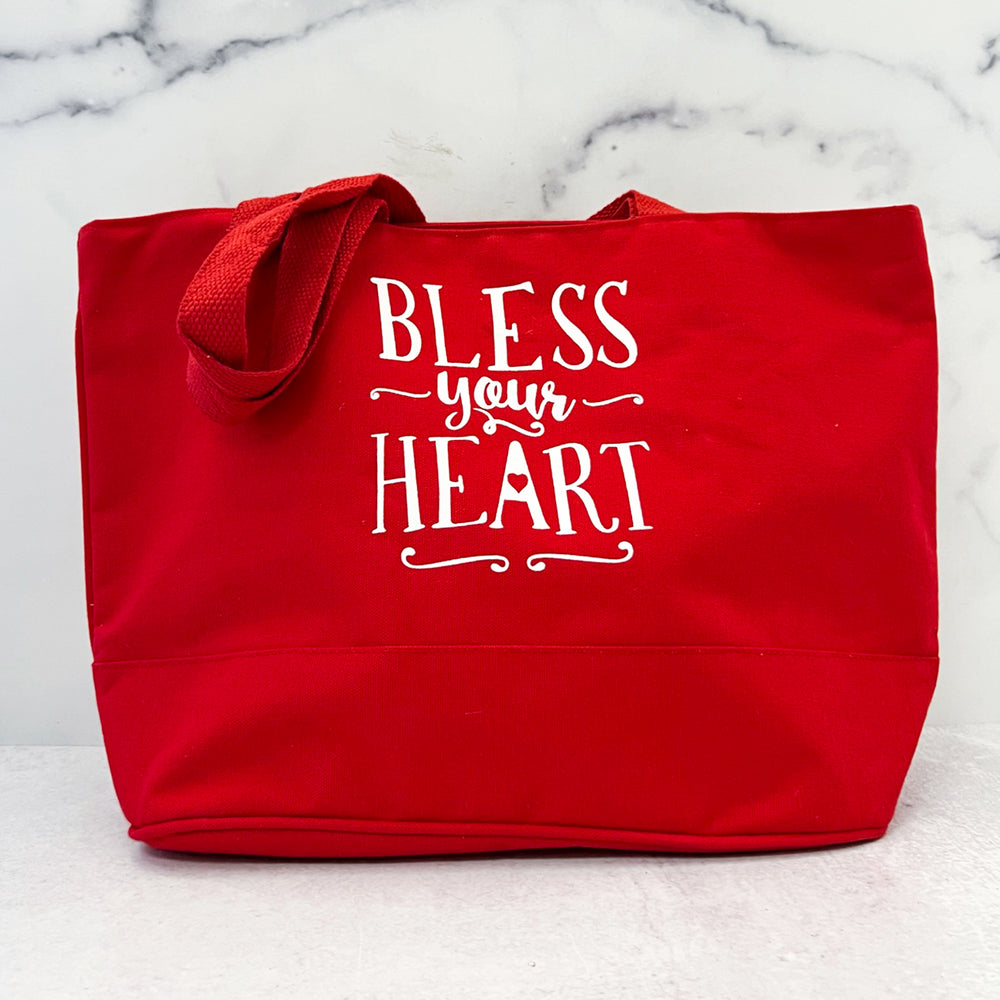 Bless Your Heart Canvas Tote
