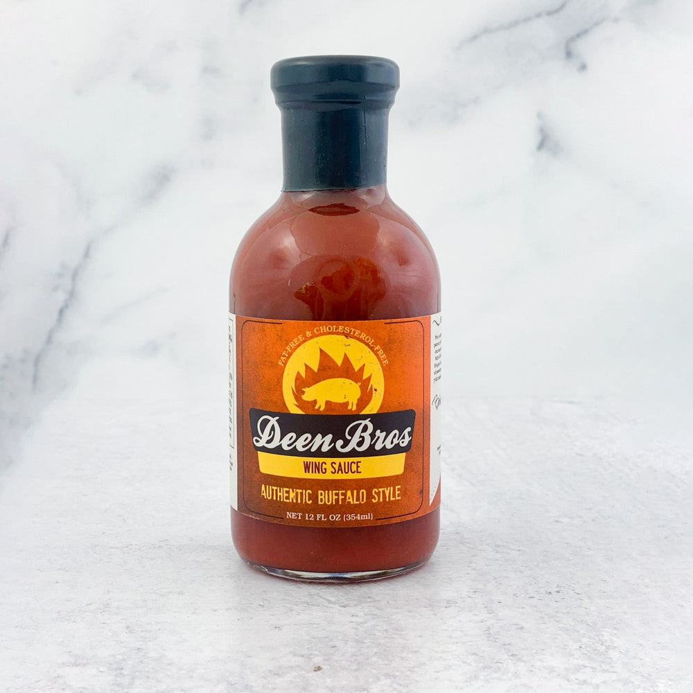 Deen Bros Authentic Buffalo Style Wing Sauce 12 oz