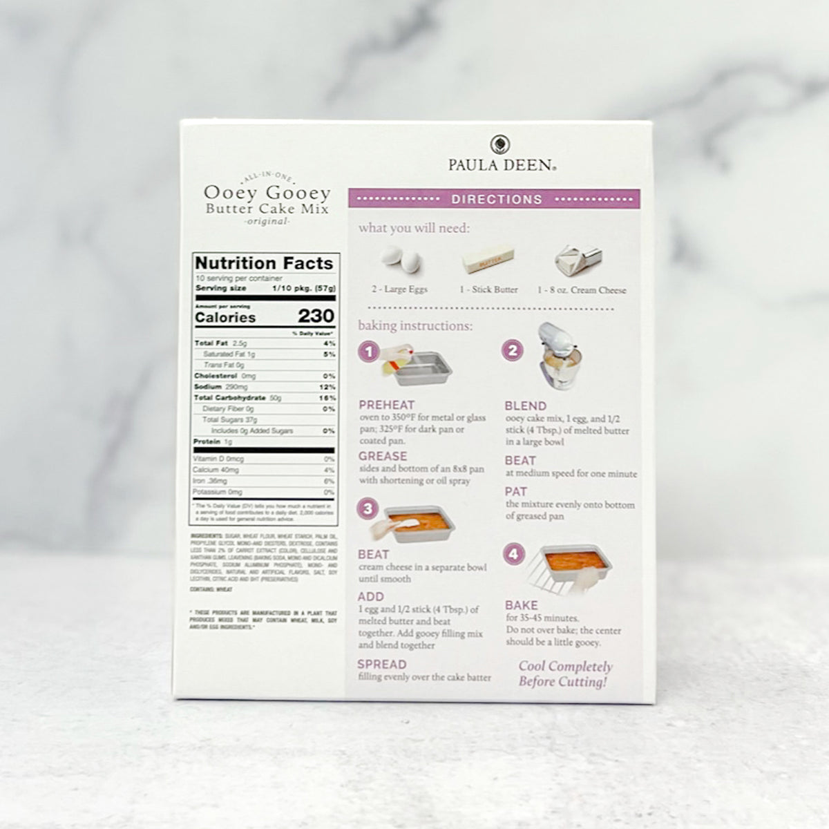 Ooey Gooey Original Butter Cake Mix 20oz – PaulaDeenShop.com