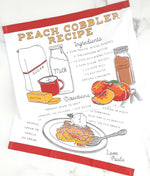 Peach Cobbler Recipe Towel