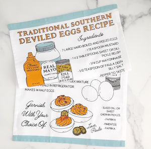 Deviled Eggs Recipe Towel