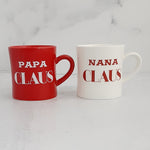 Mug Nana/Papa Claus Stoneware