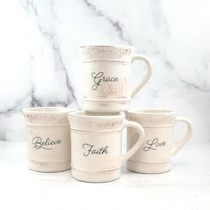 French Country Mug &quot;LOVE&quot;