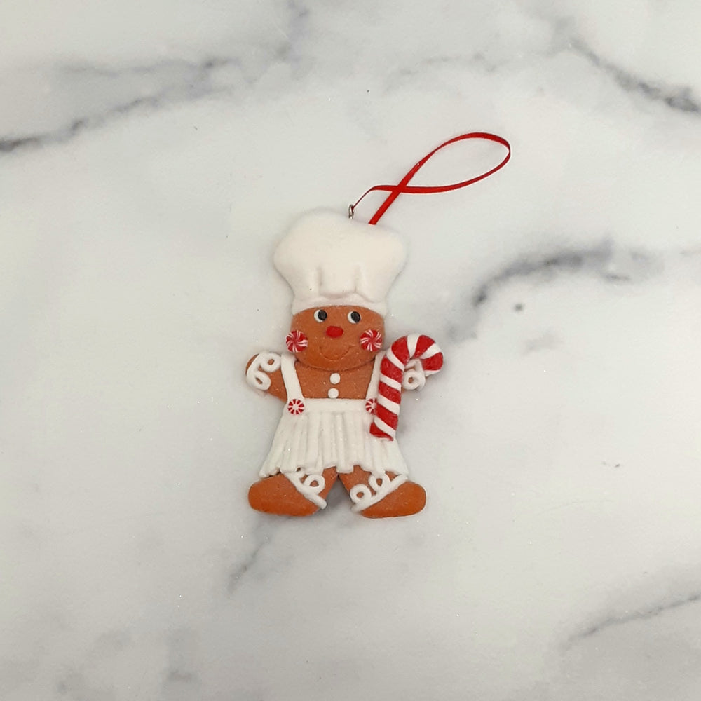 Ornament Claydough Gingerbread Chef