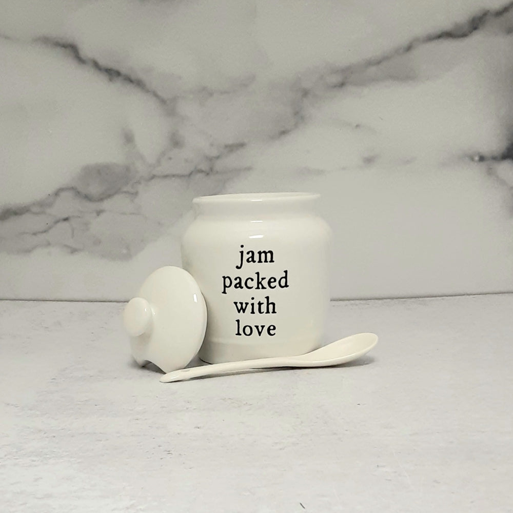 Ceramic Jam Jar