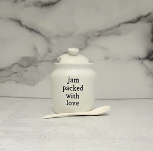 Ceramic Jam Jar