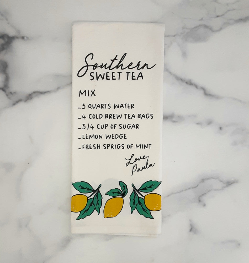 Sweet Tea Recipe Flour Sack Towel