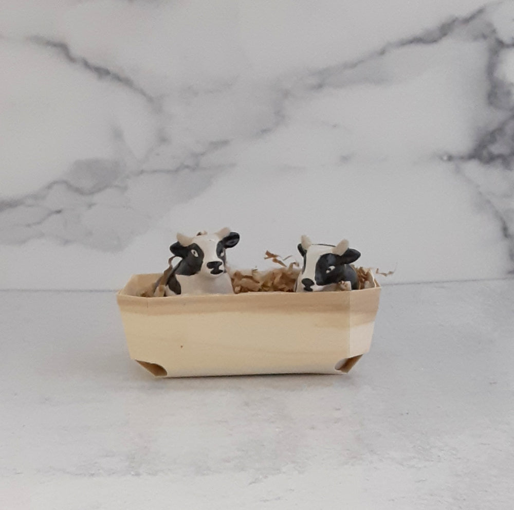 Cows Salt and Pepper Basket