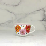 Teacup Style Summer Floral Mug