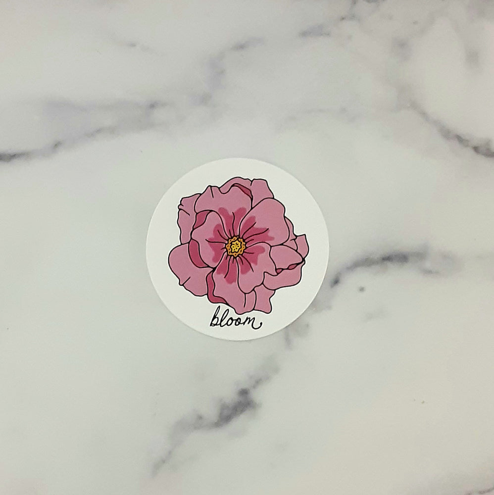 Knockout Rose Bloom Silicone Coaster