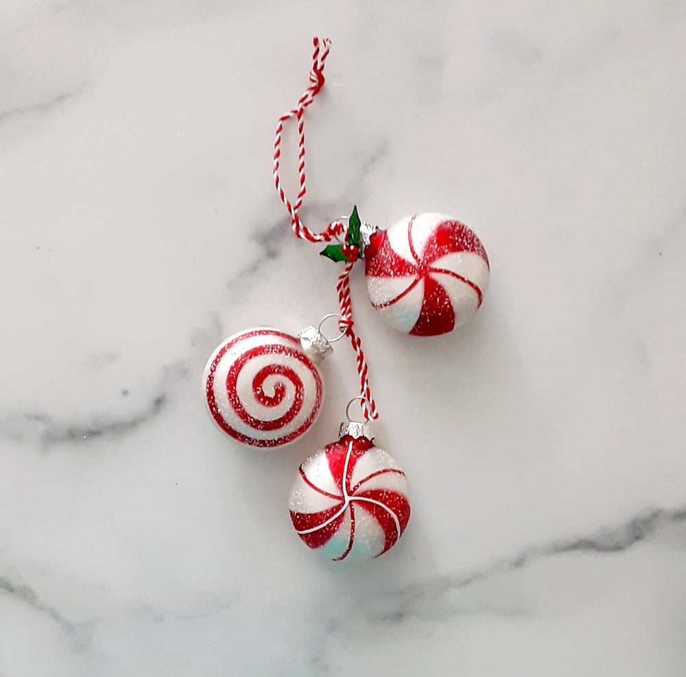 Ornament Peppermint Cluster