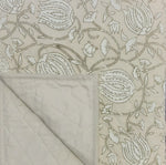 Throw Tan Floral