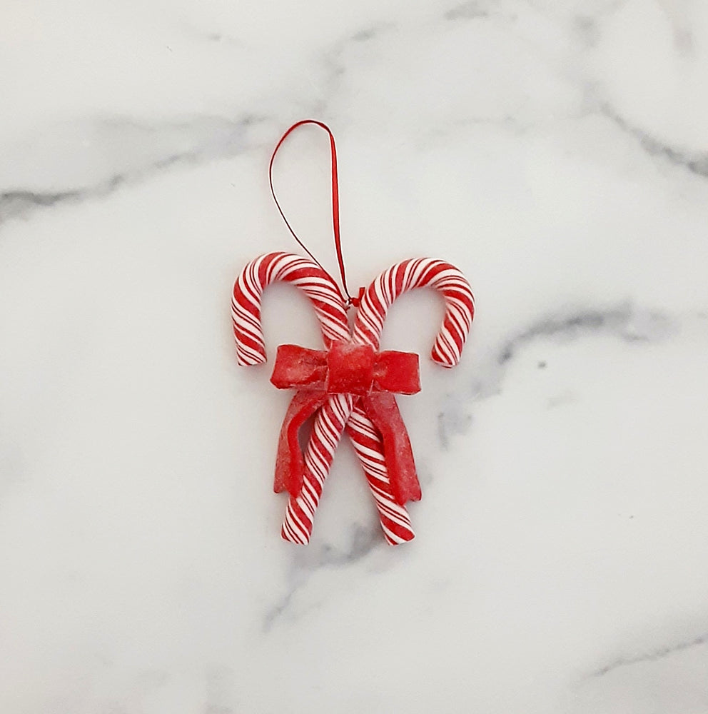 Ornament Crisscross Candy Canes Asstd