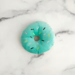 Dog Squeaky Donut Blue