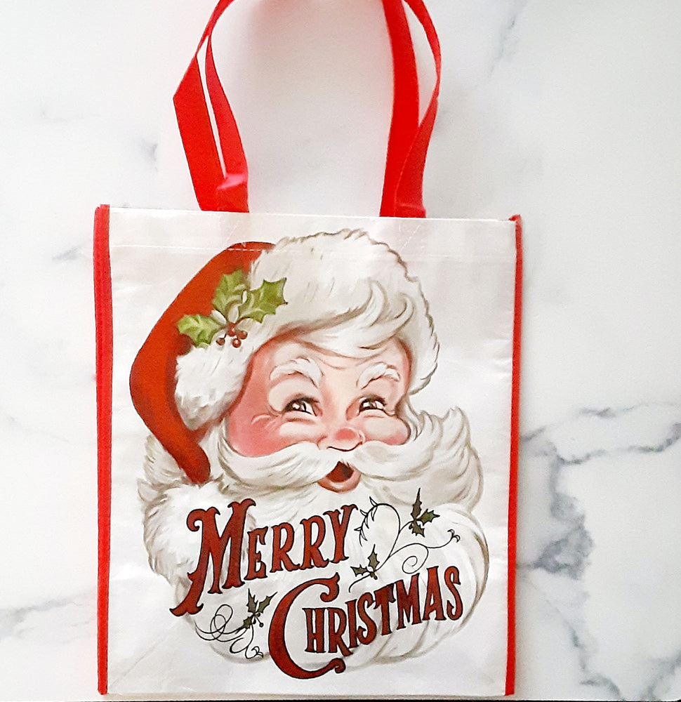 Tote Merry Christmas Santa
