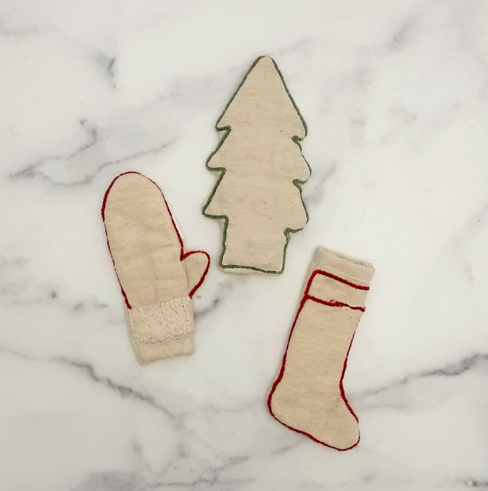 Pot Handle Cover Tree/Stocking/Mitten Shaped