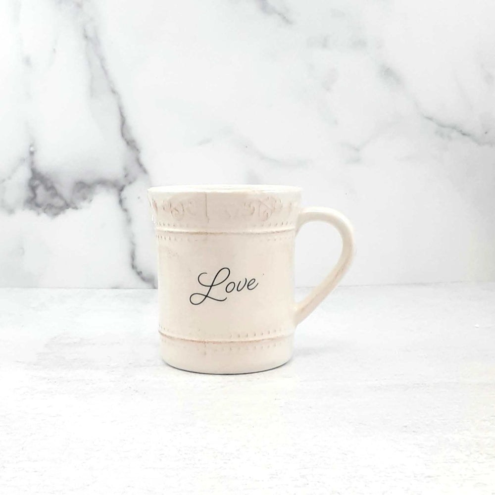French Country Mug &quot;LOVE&quot;