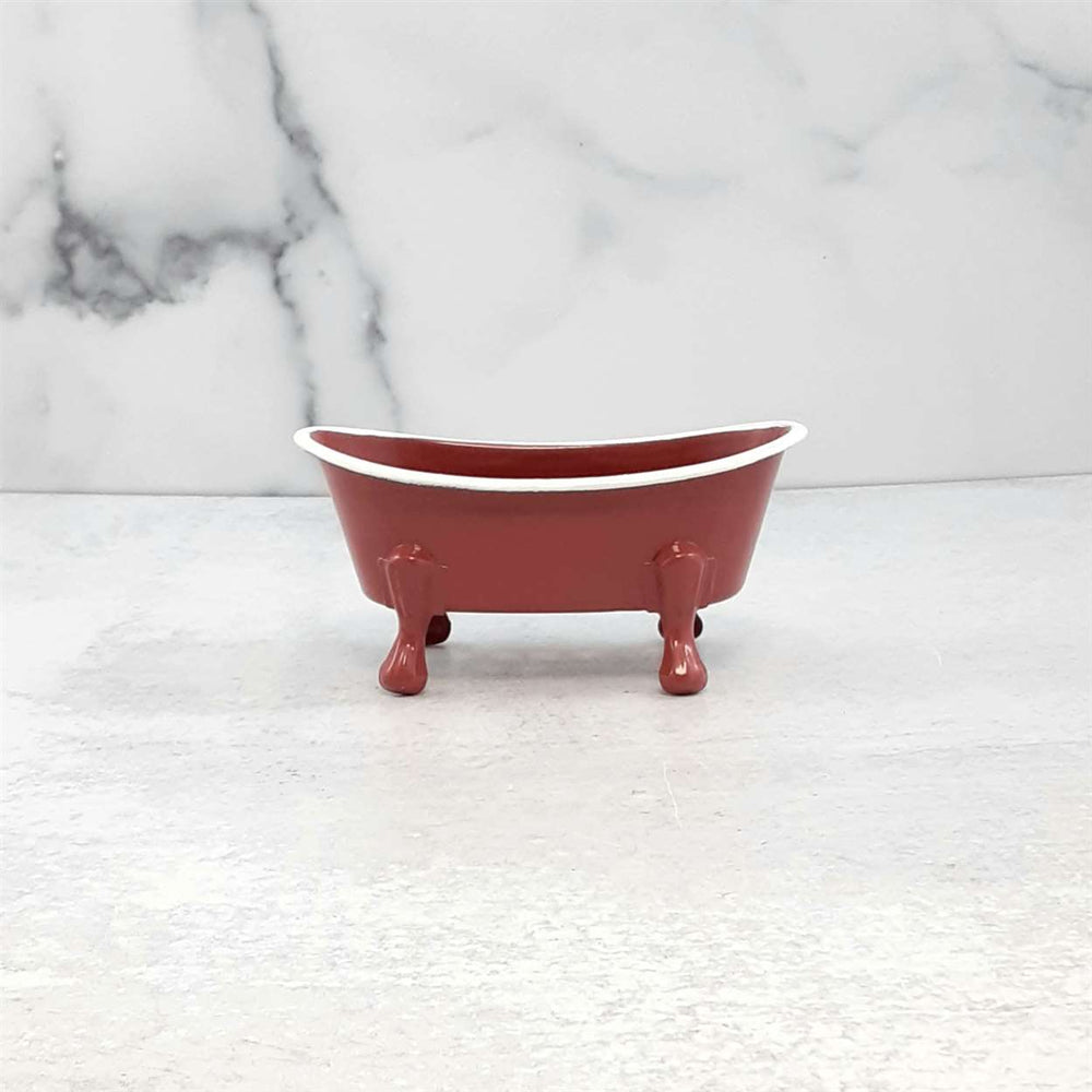 Soap Dish Bathtub Metal, 4 colors