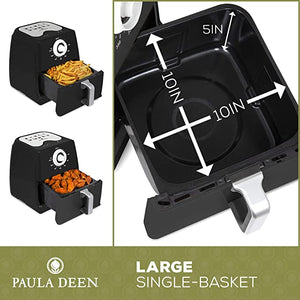 Paula Deen 1700W 8.5qt. Ceramic Nonstick XXL Air Fryer (Black)