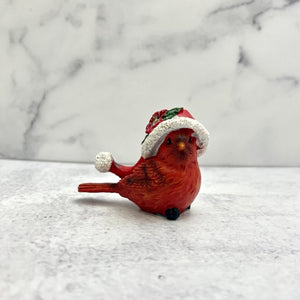 Cardinal w/Santa Hat 4&quot;