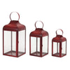 Americana Lantern Red S/3 10"/12.75"/16"