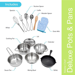 PopOhVer Deluxe Pots and Pan Set