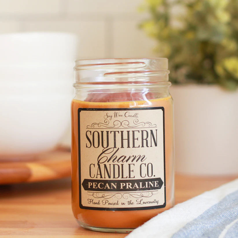 
            
                Load image into Gallery viewer, Southern Charm 12oz Pecan Praline Candle
            
        