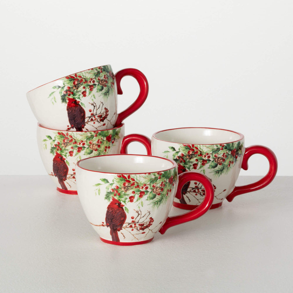 Cardinal Mug Set of 4