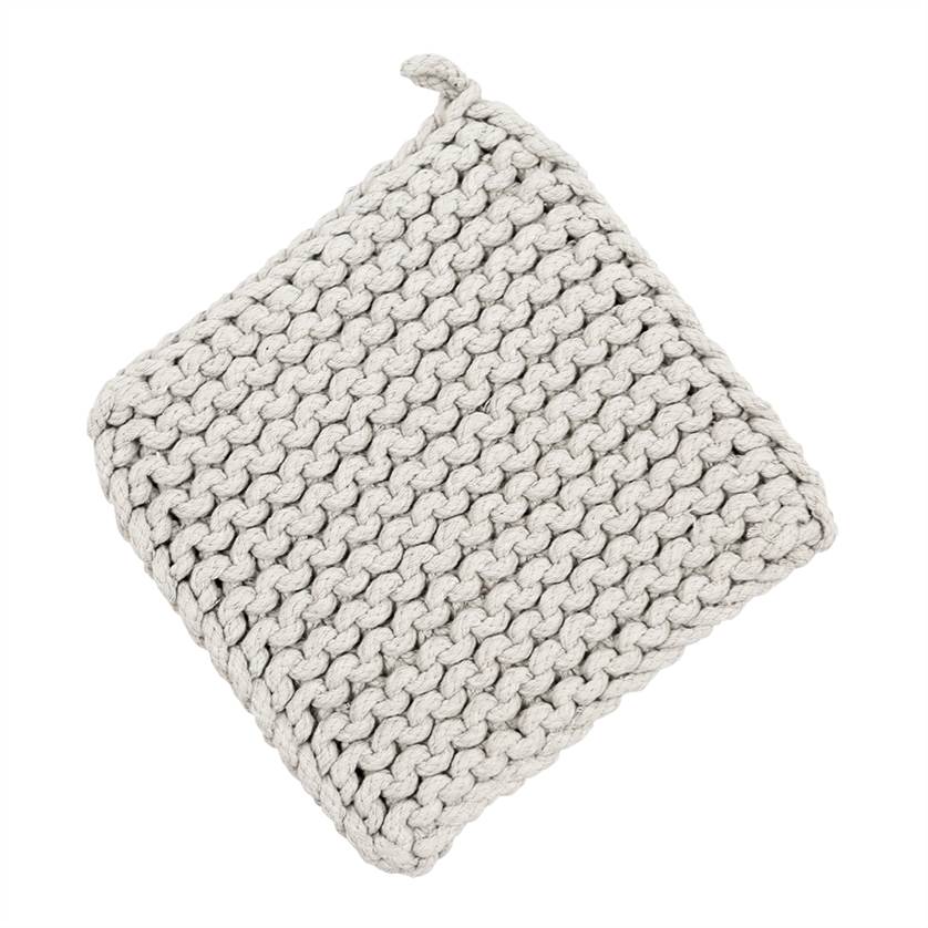 Crocheted Pot Holder GRAY