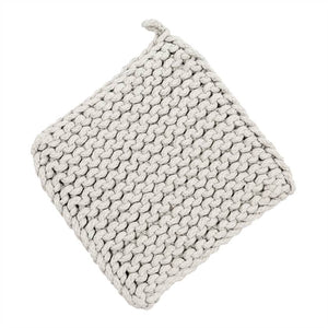 Crocheted Pot Holder GRAY