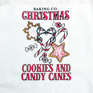
            
                Load image into Gallery viewer, Apron Adult Pink Christmas Cookies
            
        
