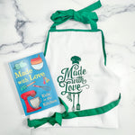 Kids Made with Love Cookbook and Apron Set