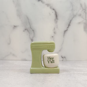 Hey Y'all Mixer Salt & Pepper Set GREEN