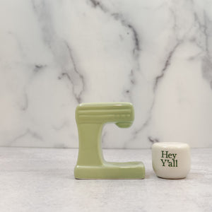 Hey Y'all Mixer Salt & Pepper Set GREEN