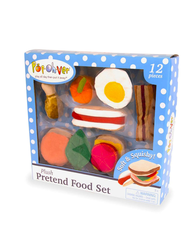 PopOhVer Plush Food Breakfast, Lunch Set
