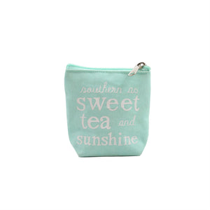 Southern as Sweet Tea and Sunshine Small Pouch