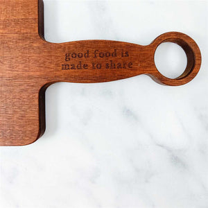 
            
                Load image into Gallery viewer, Good Food Serving Board Wood
            
        
