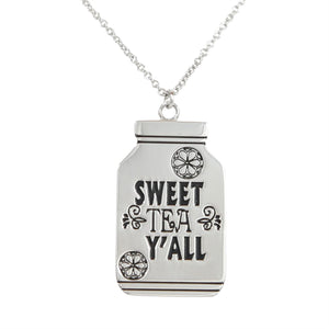 Paula Deen Sweet Tea Silver Tone Necklace by JTV