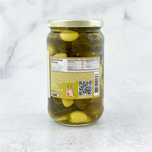 
            
                Load image into Gallery viewer, Paula Deen&amp;#39;s Family Kitchen Good and Evil Pickles w/Garlic 16oz
            
        