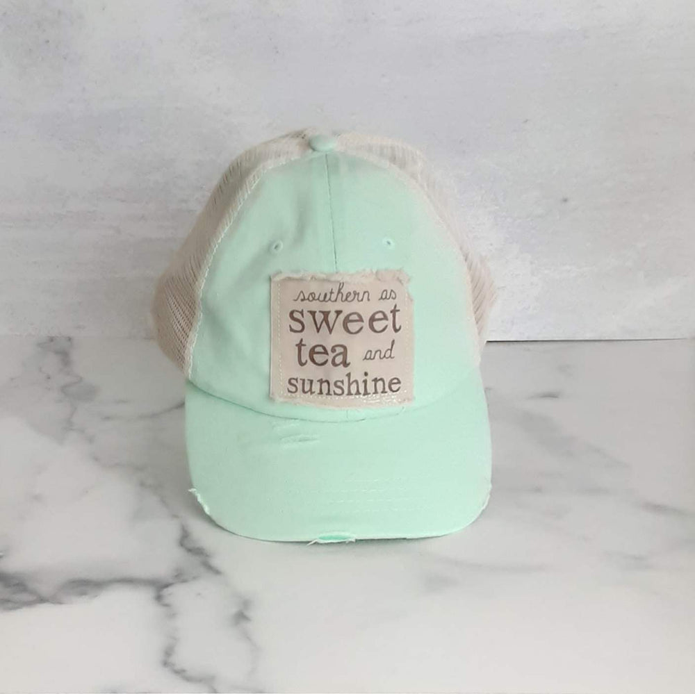 Hat Southern As Sweet Tea Ladies Trucker