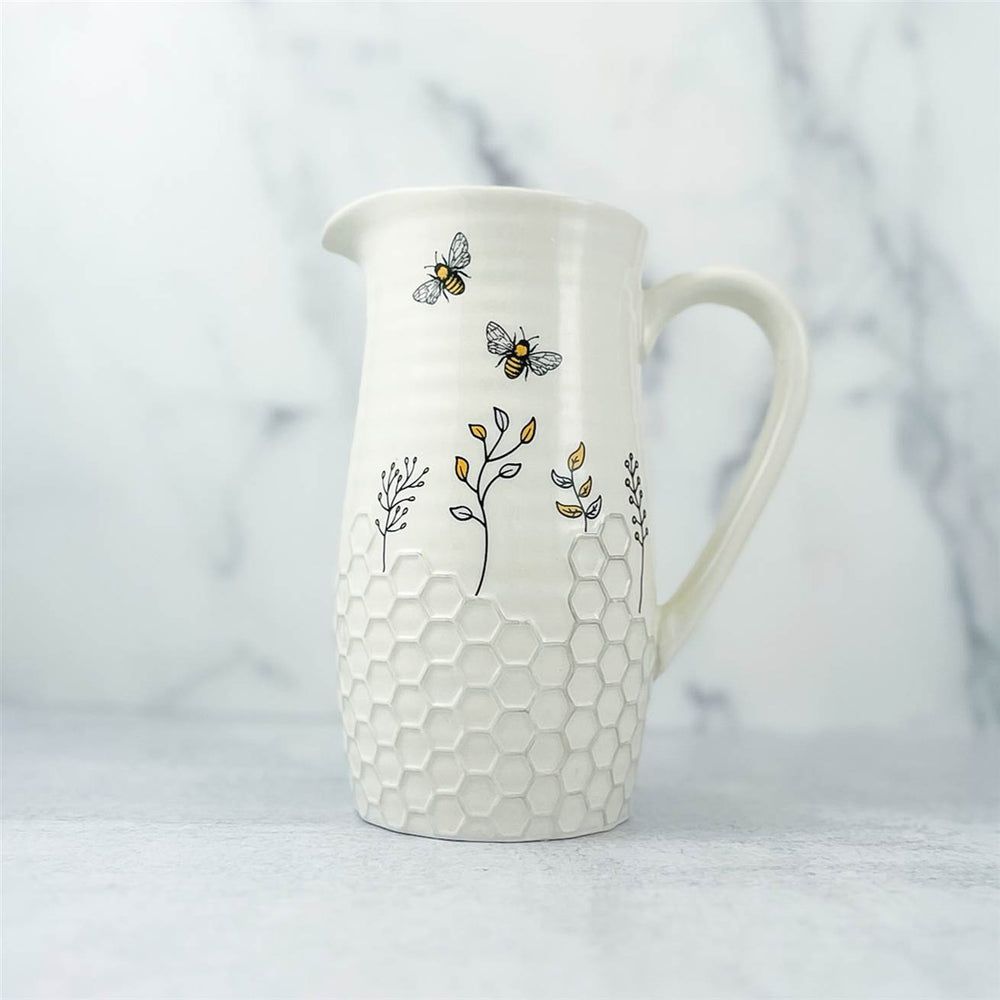 Bee Pitcher/Vase Ceramic