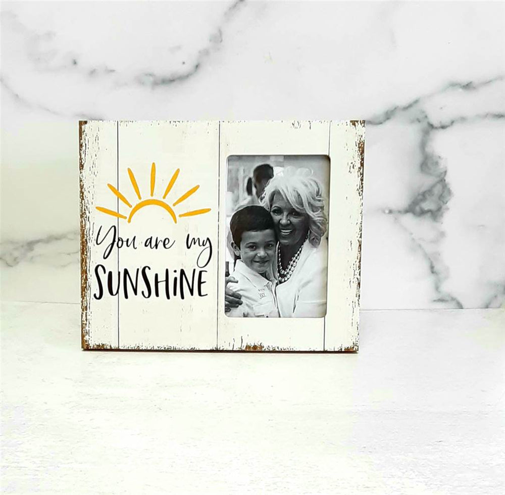 You Are My Sunshine Linen Photo Frame 6”x6