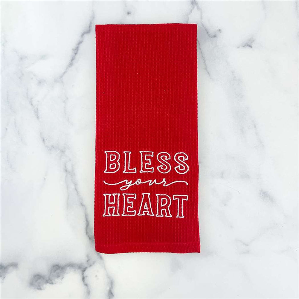 Bless Your Heart Waffle Towel