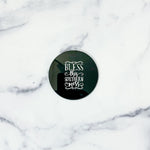 Bless this Southern Mess Glass Coaster