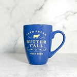 Butter Y'all Farm Fresh Latte Blue Mug
