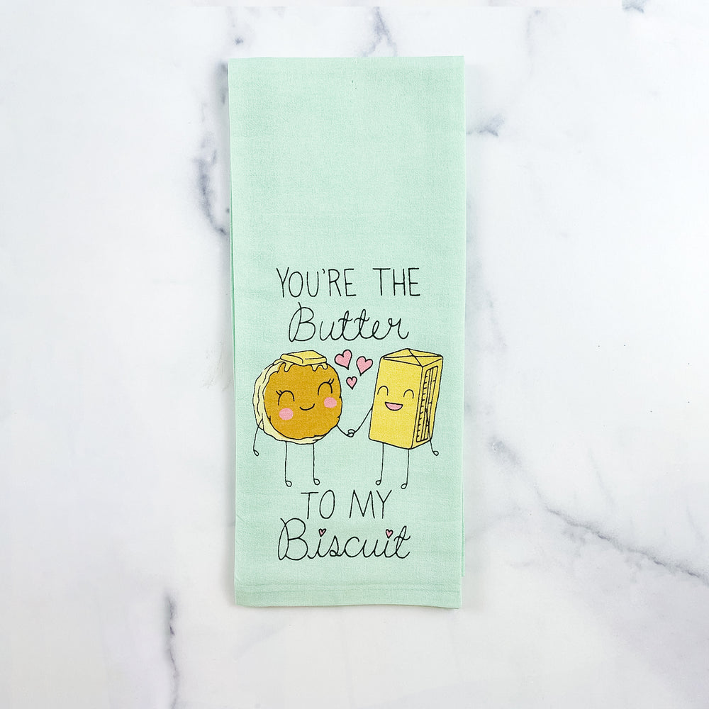 
            
                Load image into Gallery viewer, Butter To My Biscuit Flour Sack Towel
            
        