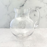 Clear Hammered Acrylic Pitcher