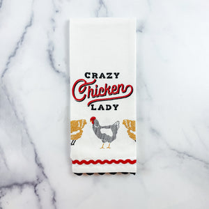 
            
                Load image into Gallery viewer, Crazy Chicken Lady Towel
            
        
