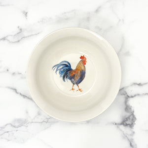 
            
                Load image into Gallery viewer, Garden Rooster 10&amp;quot; Serving Bowl
            
        