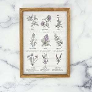 
            
                Load image into Gallery viewer, Herbs Wall Sign
            
        